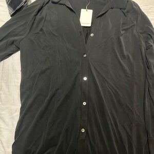 Black Button-Up Shirt